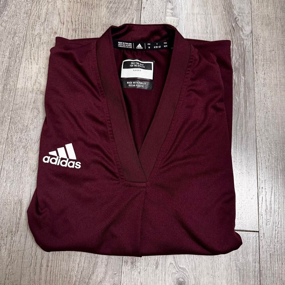 Adidas Women's Burgundy and Red Jersey